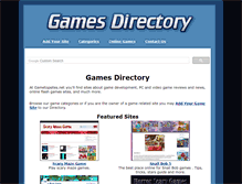 Tablet Screenshot of gametopsites.net
